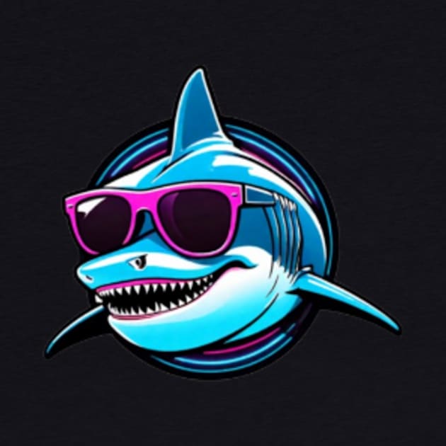 Cool Neon Shark by VRMonkeyz